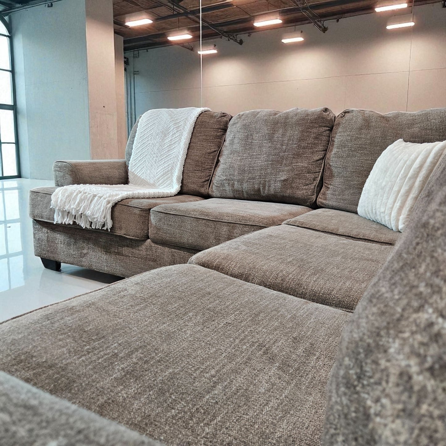 Sectional L Shape Gray