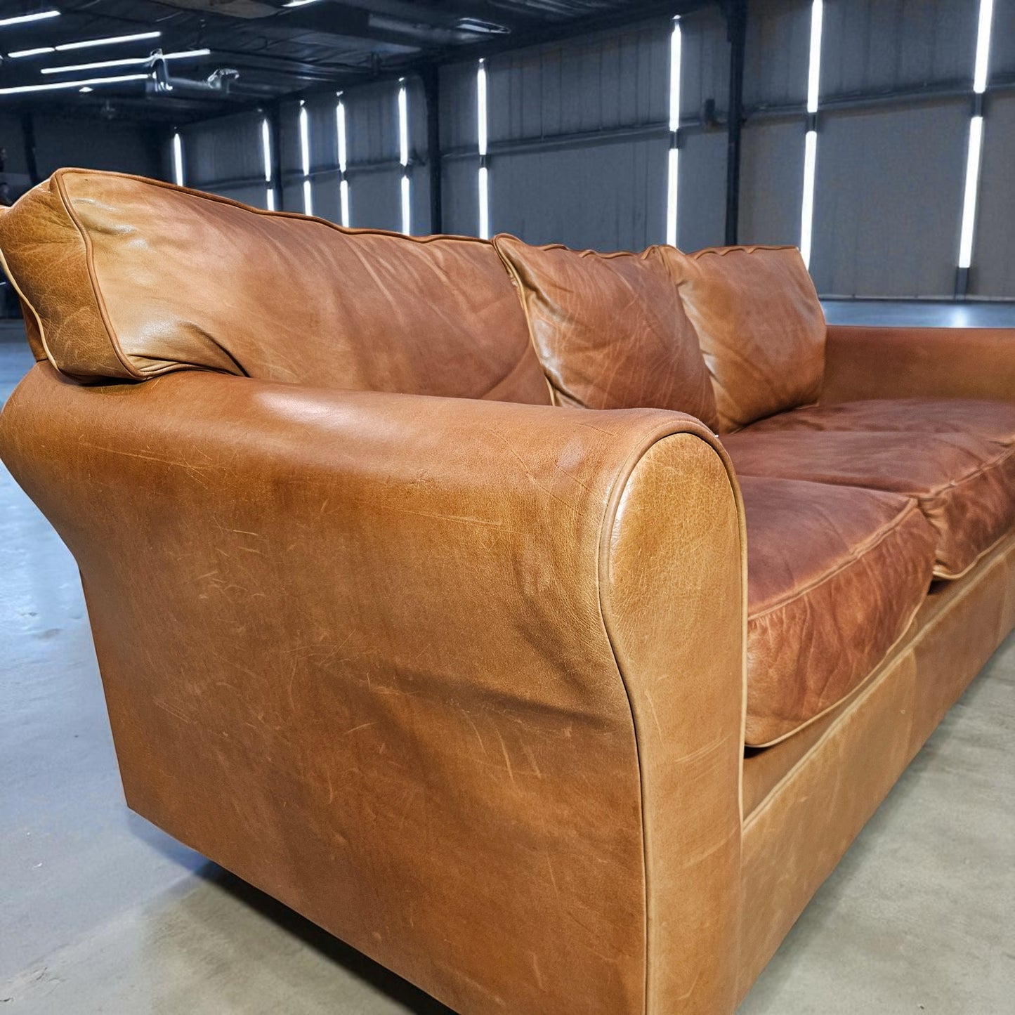 Ralph Lauren $25,000 Leather Couch