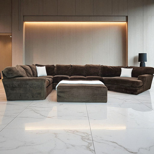 HUGE 8 Seater Sectional + Ottoman