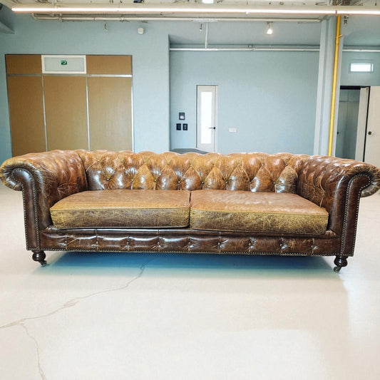 Chesterfield Sofa Full Grain Leather