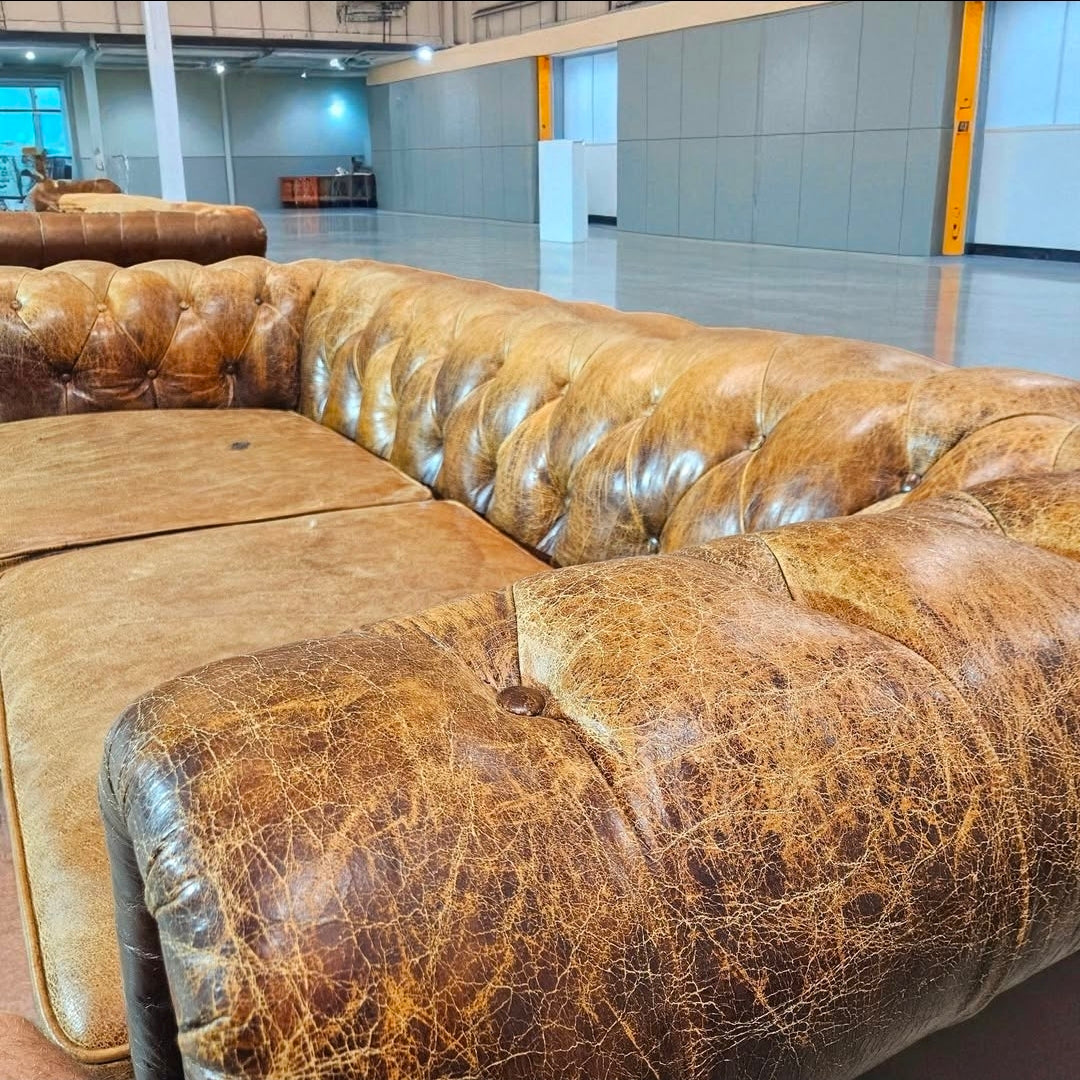Chesterfield Sofa Full Grain Leather