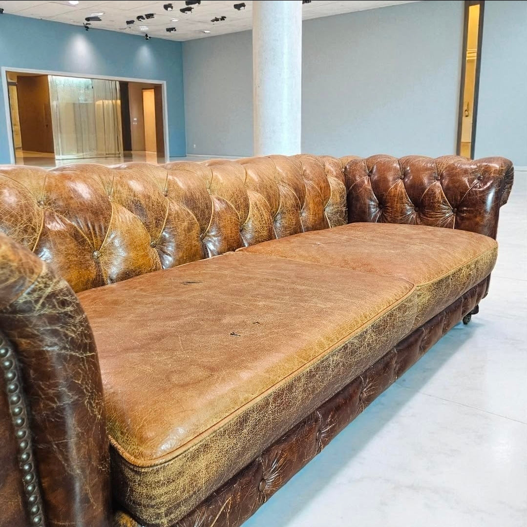 Chesterfield Sofa Full Grain Leather